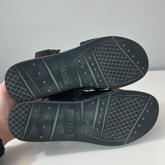 Salvia Edy Full Grain Sheepskin Sandal Size 39/9 - Picture 9 of 15